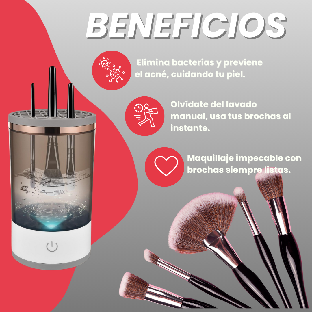 CleanBrusher™ - Lava y Desinfecta tus Brochas