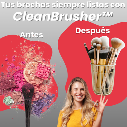 CleanBrusher™ - Lava y Desinfecta tus Brochas